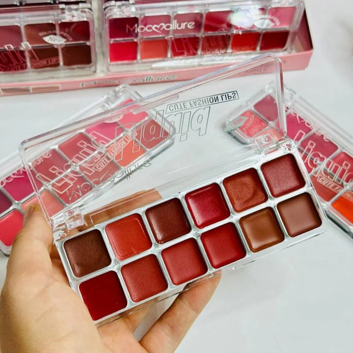 Mocallure Matte Cream Lipstick Palette - 12 Colors