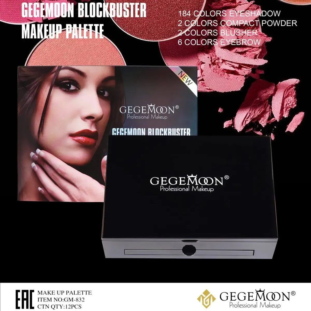 GEGEMOON Blockbuster Makeup Palette