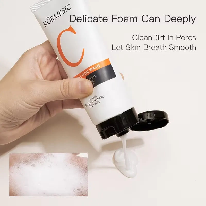 KORMESIC Facial Cleanser Whitening Face Wash With Vitamin C - 100ml
