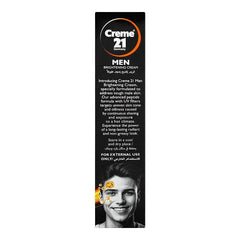 Creme 21 Men Brightening Cream with Vetiver - Niacinamide & Sun Protection - 100g