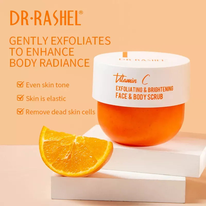 Dr Rashel Vitamin C Exfoliating & Brightening Face & Body Scrub - 250g
