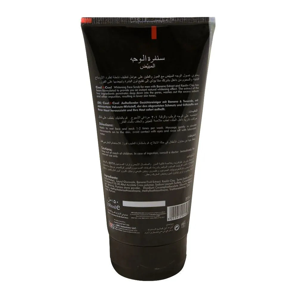 Cool & Cool Men Banana & Clay Whitening Face Scrub