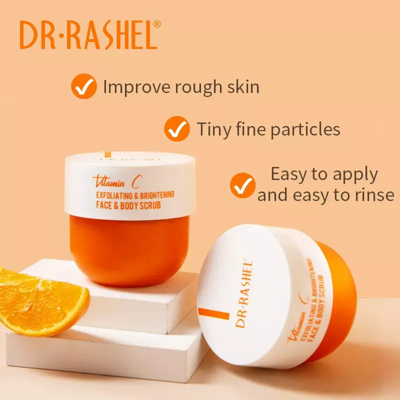 Dr Rashel Vitamin C Exfoliating & Brightening Face & Body Scrub - 250g