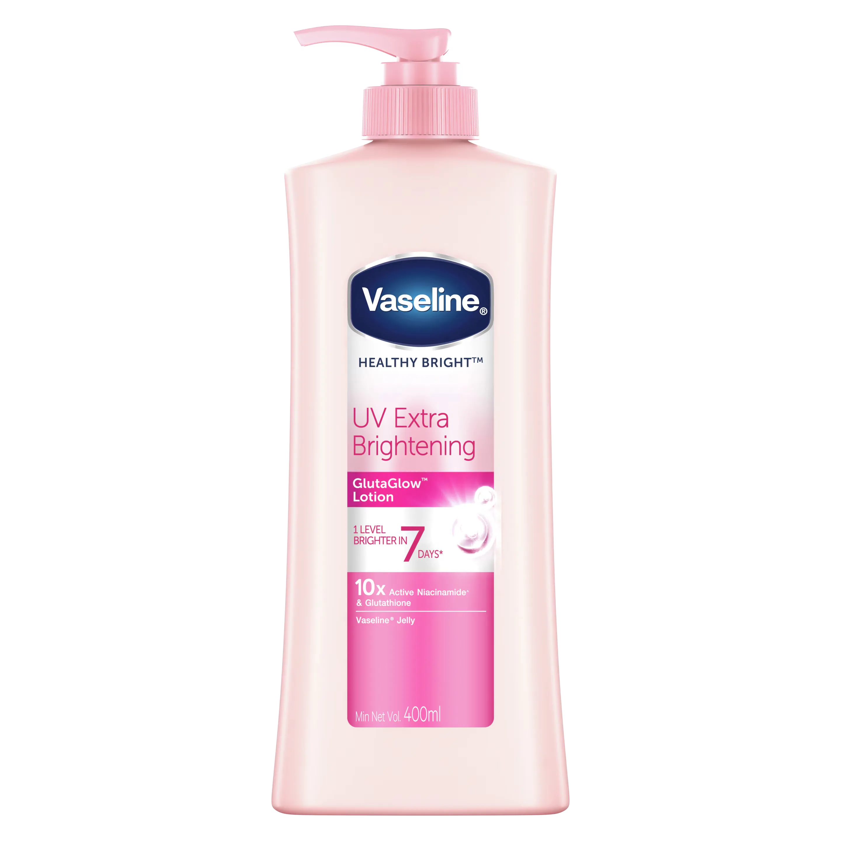 Vaseline Healthy Bright UV Extra Brightening Gluta Glow Lotion-400ml