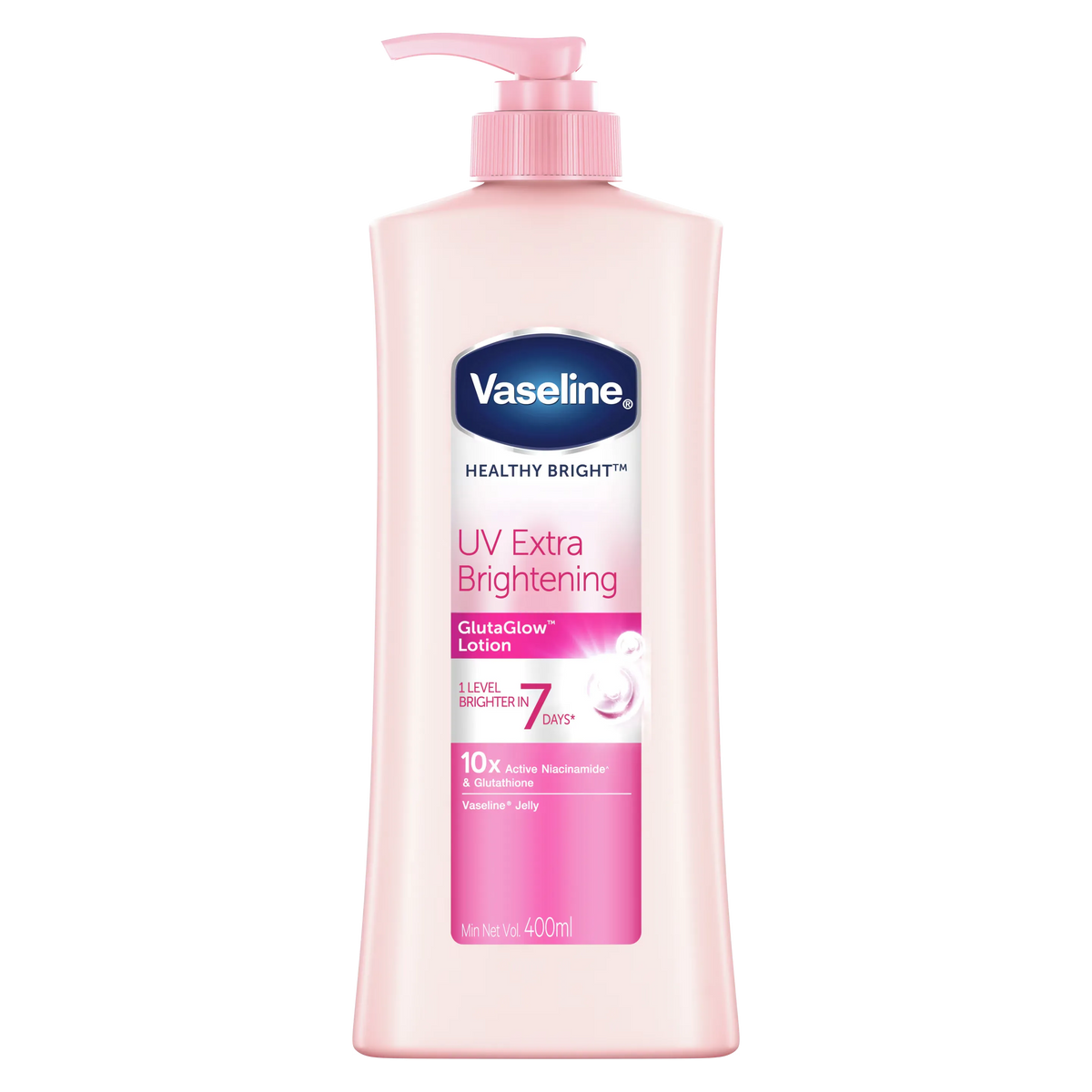 Vaseline Healthy Bright UV Extra Brightening Gluta Glow Lotion-400ml