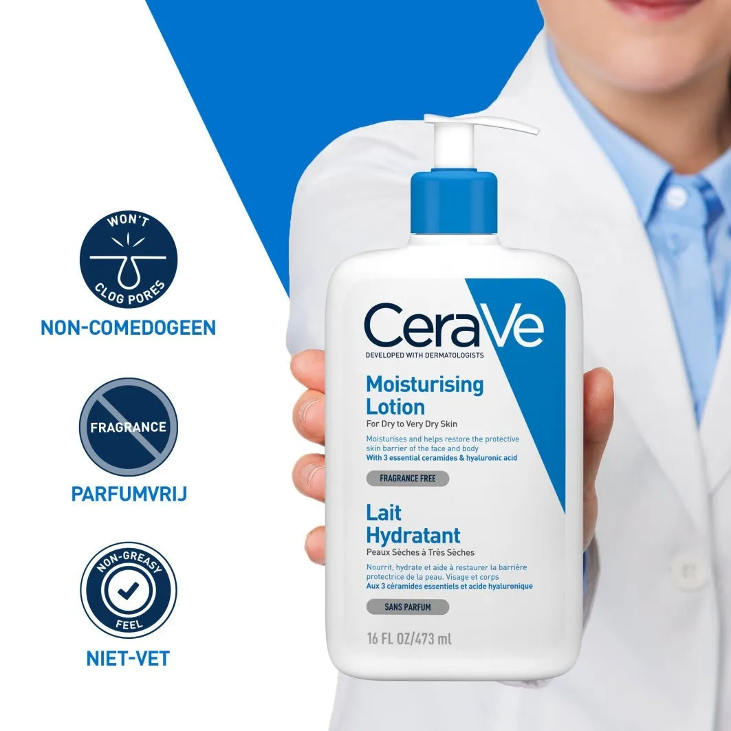 CeraVe Moisturising Lotion Hydraterende Melk – 236 ml – 100% Original