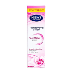 Hiba's Collection Rose Water Extract Hair Removal Cream - 120ml