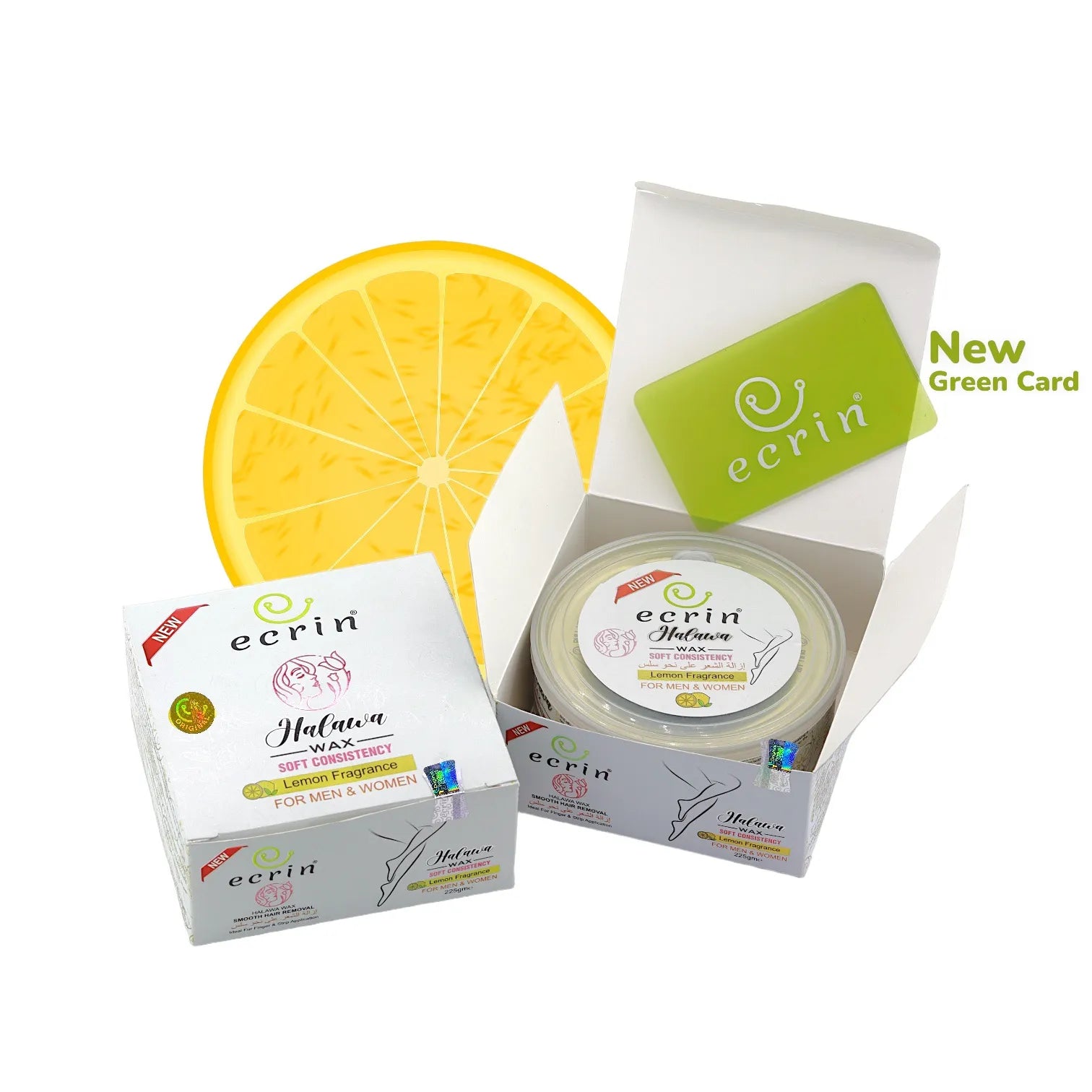 Ecrin Halawa Wax - Lemon & Sugar 100% Organic - 225gm