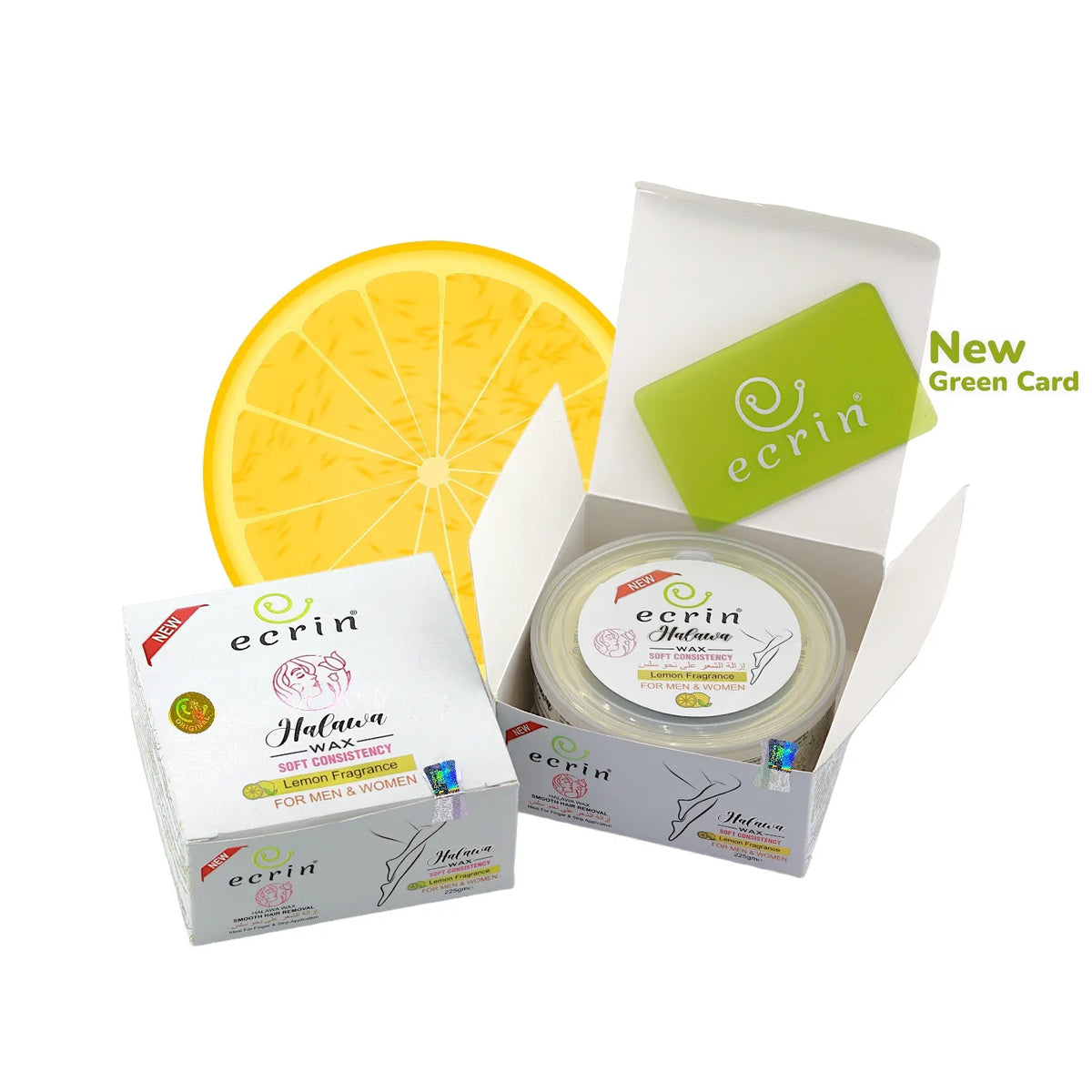 Ecrin Halawa Wax - Lemon & Sugar 100% Organic - 225gm
