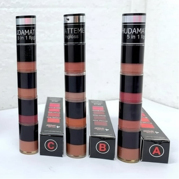 HUDA MATTE ME – Lip Gloss – 4 in 1