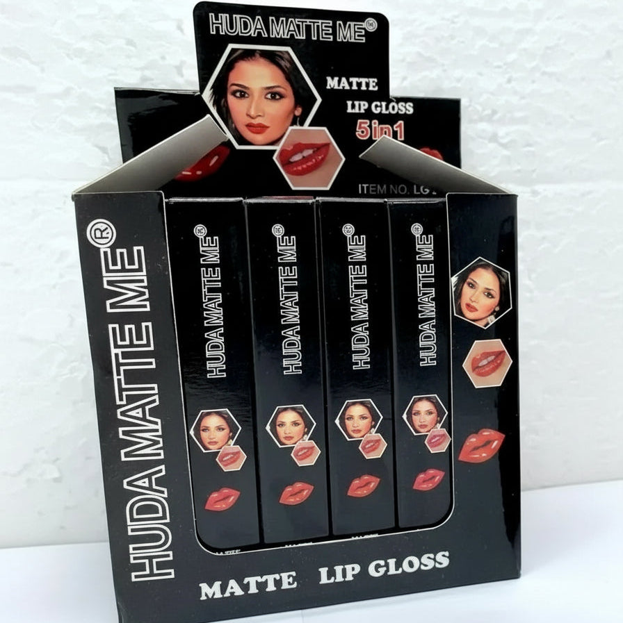 HUDA MATTE ME – Lip Gloss – 4 in 1