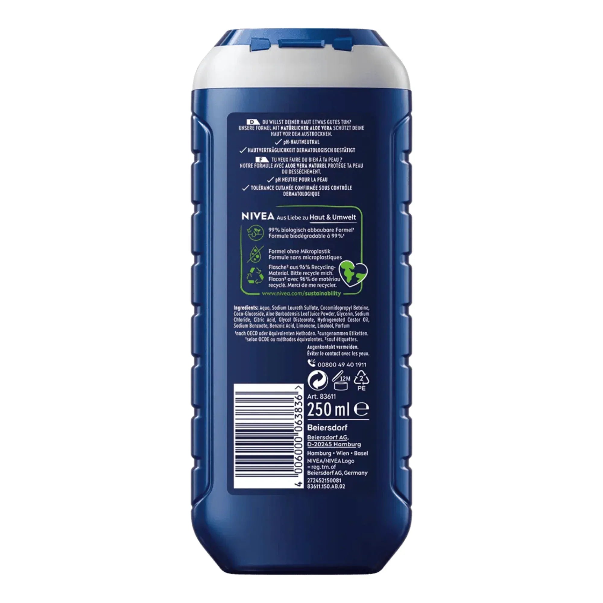 Nivea Men Protect & Care 3-in-1 Shower Gel – 250ml