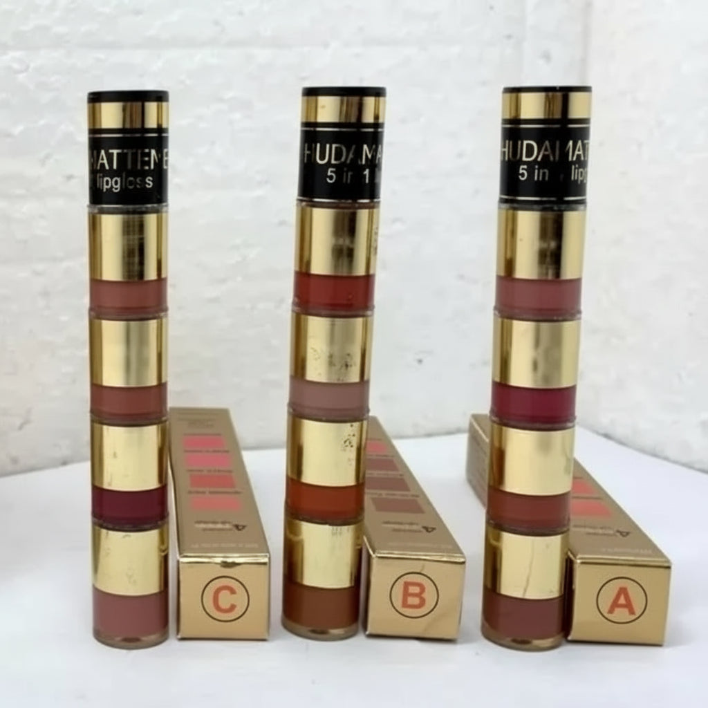 HUDA MATTE ME Lip Gloss Set-2 in 1