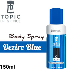 Topic Dezire Blue for Men Body Spray - 150ml