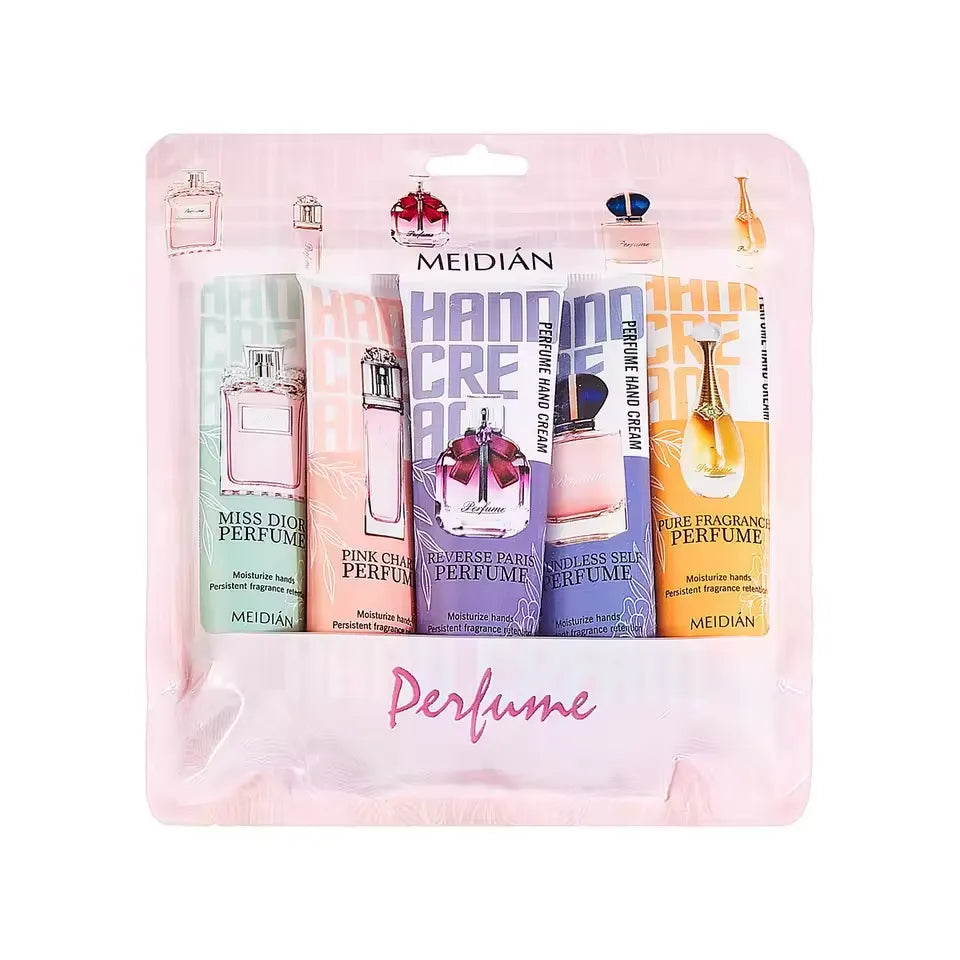 MEIDIAN 5 In 1 Perfume Fragrance Hydrating And Moisturizing Hand Cream