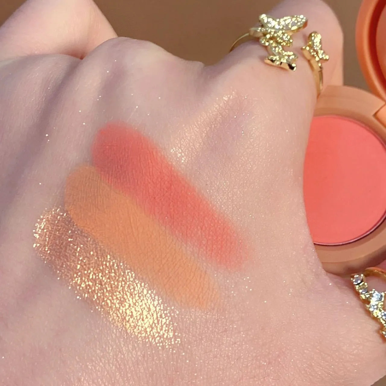 Miss Lara 3-in-1 Blush & Highlighter Palette