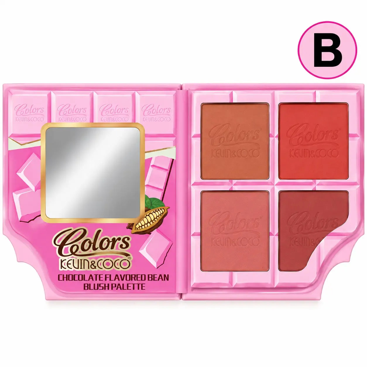 Kevin & Coco Chocolate Bean Blush Palette