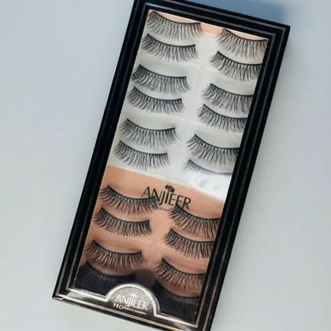 Anjieer Mink Eyelashes – 10 Pairs