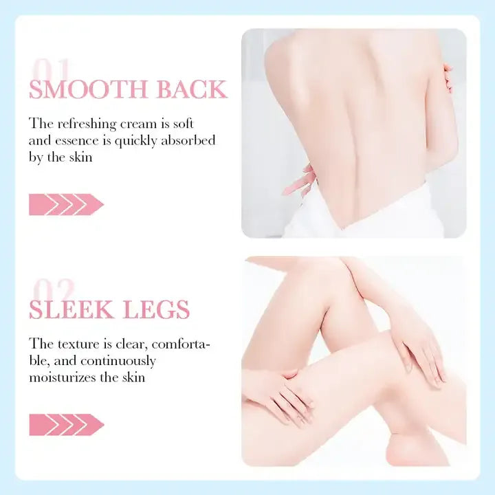 Sadoer Exfoliating Body Butter Cream Lotion Rose - 200g