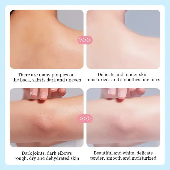 Sadoer Exfoliating Body Butter Cream Lotion Rose - 200g