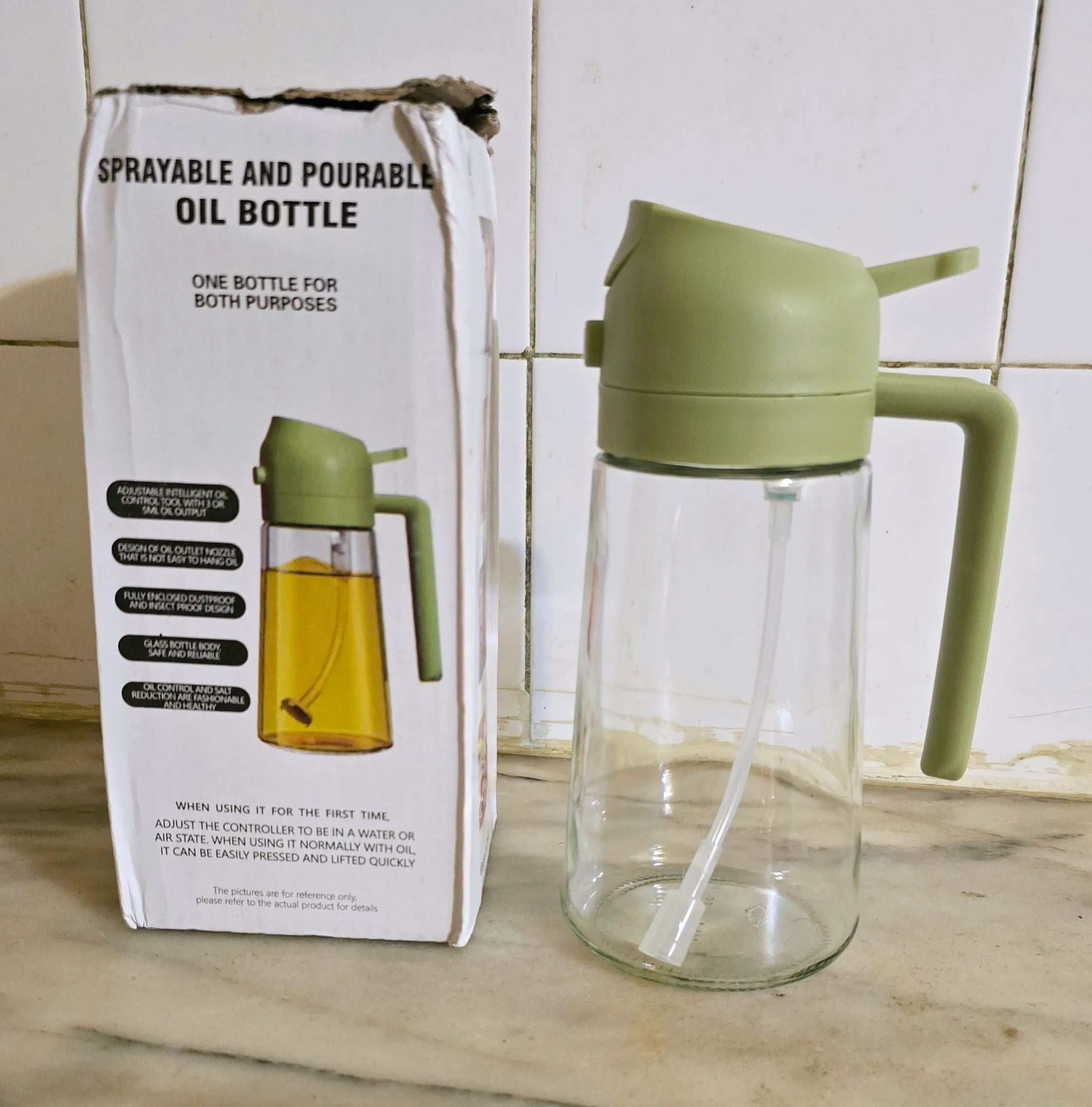 Fryer Air Oil Spray Olive Oil Spray Bottle - 500ml