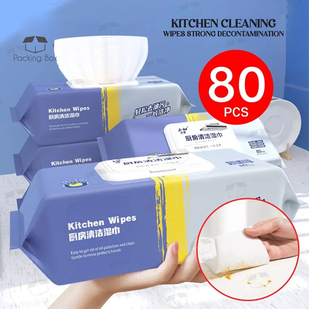 New Kitchen Wipes - 80Pcs
