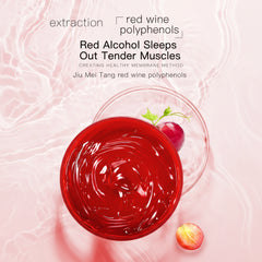 JOMTAM Moisturizing Brightening Red Wine Sleeping Gel Mask