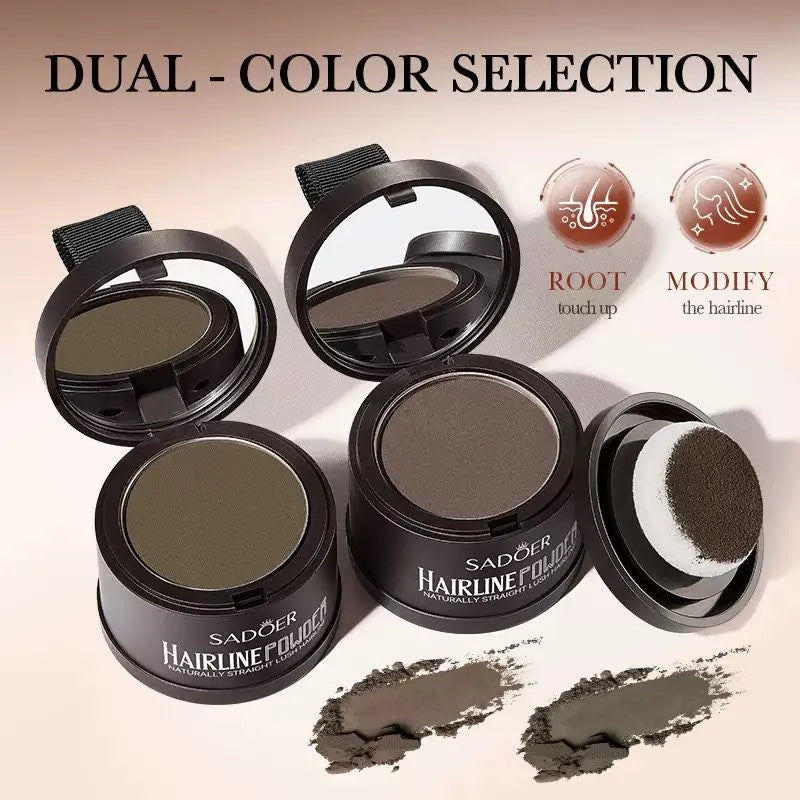 SADOER Hairline Powder - Natural Hair Color & Coverage 4g