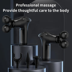 Massage Gun Electric 5 in 1 Double-Headed Electric Massager Gun Full Body Massager