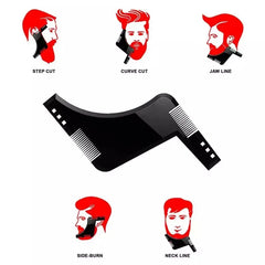 Beard Shaping Template Plus Beard Comb All-In-One Tool