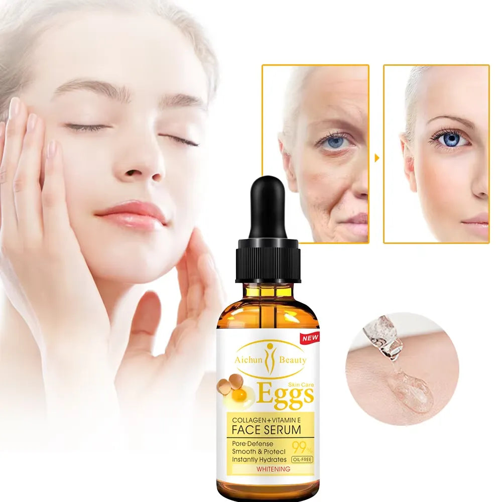 AICHUN BEAUTY Egg Face Serum - Collagen & Vitamin E - 30ml
