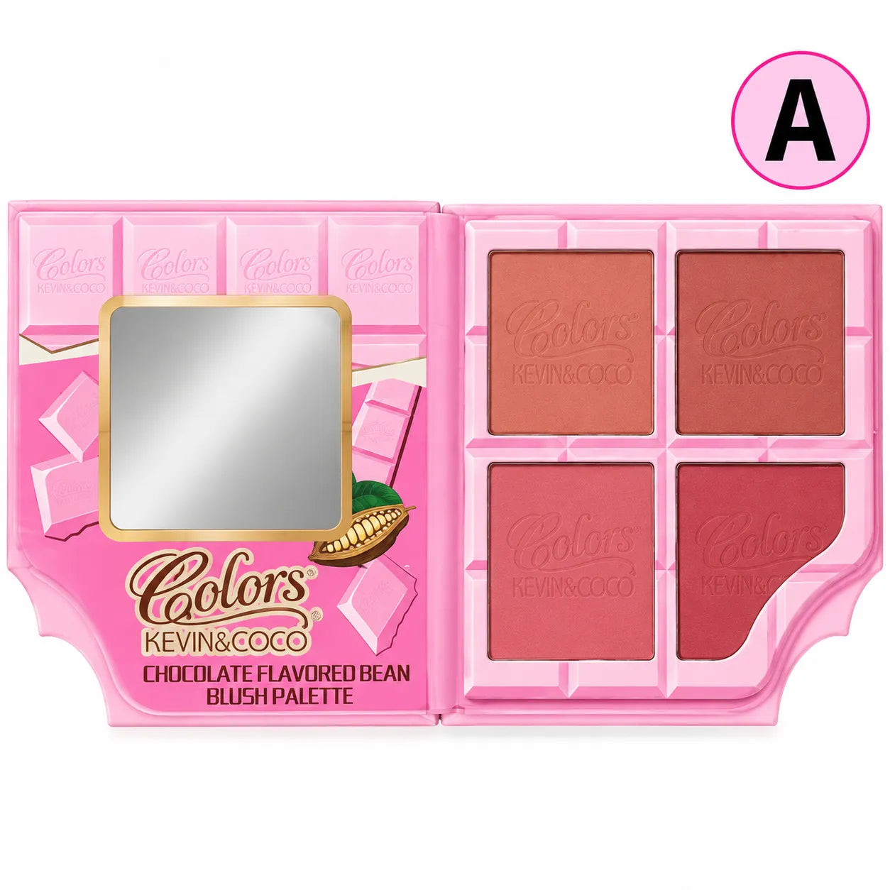Kevin & Coco Chocolate Bean Blush Palette