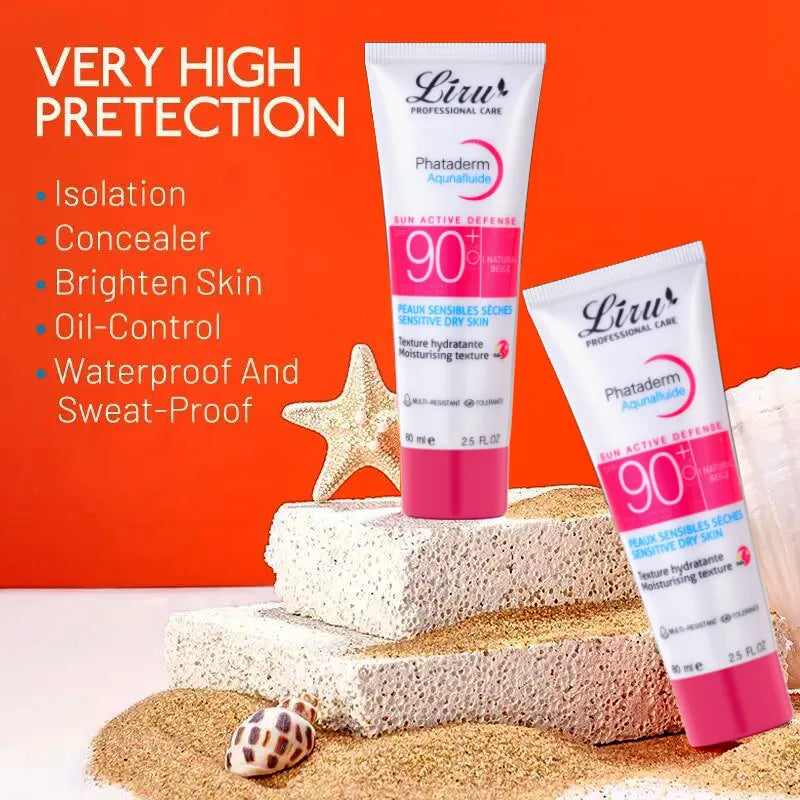 Liru Professional Care Phataderm Aquafluide Sun Active Defense SPF 90 - 80ml