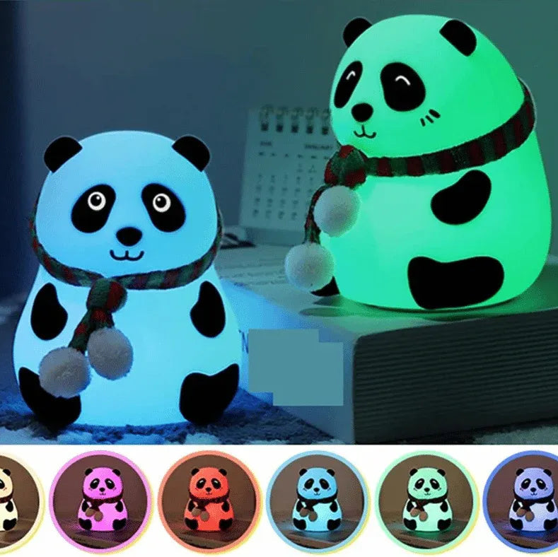 Cute Silicone Panda Lamp Night Light