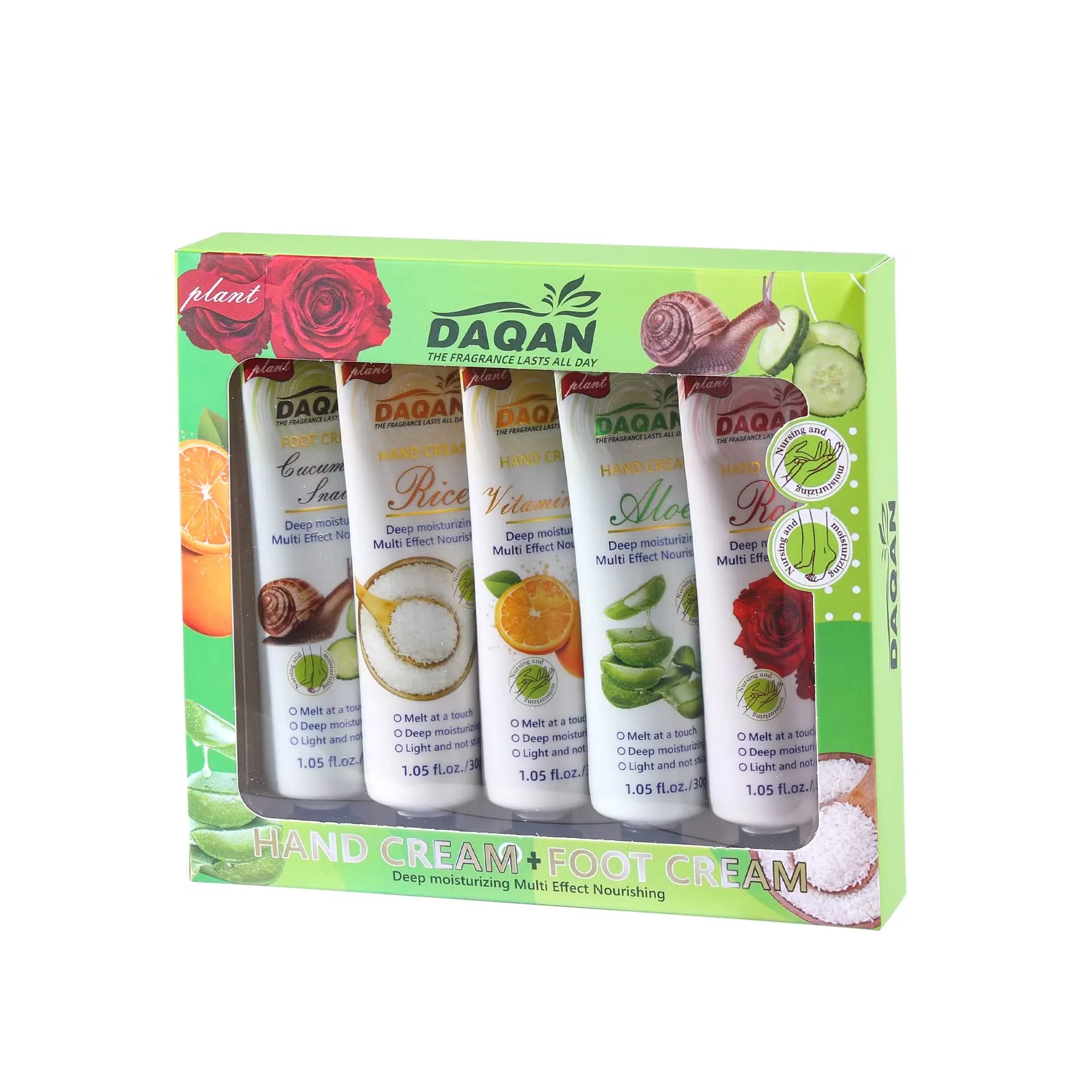 Daqan Hand & Foot Moisturizing Cream - Pack of 5