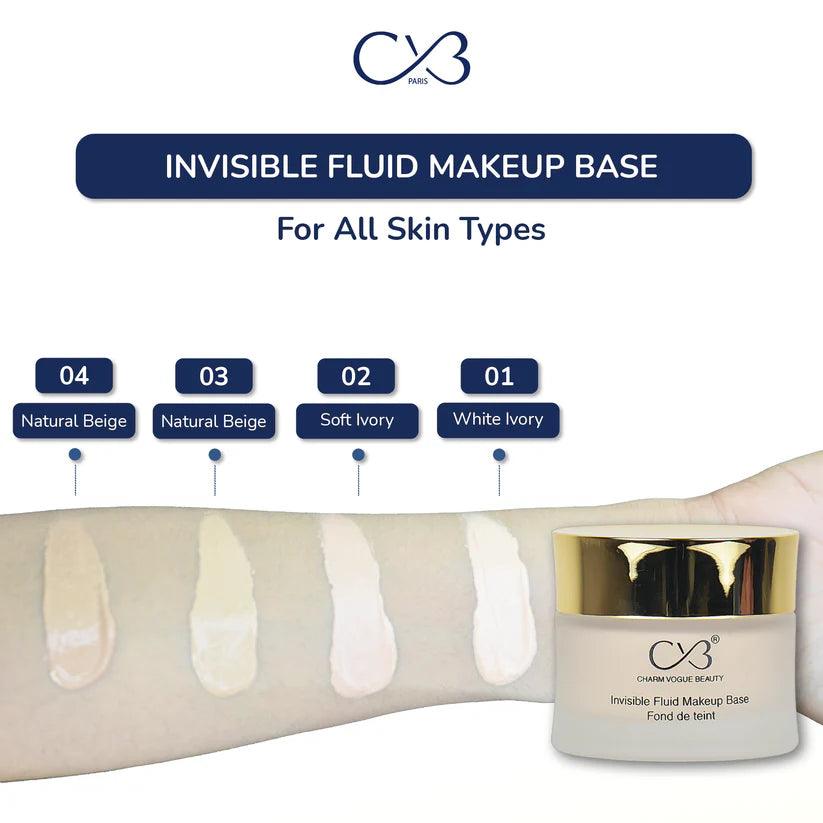 CVB Invisible Fluid Makeup Base Foundation - 50ml
