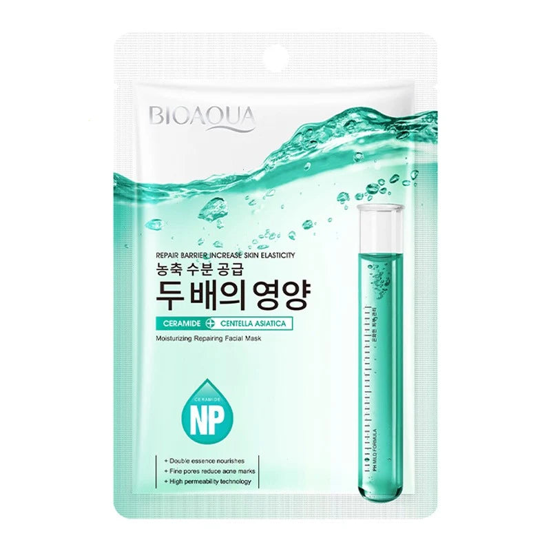 BIOAQUA Ceramide Centella Asiatica Moisturizing Face Sheet Mask - Each