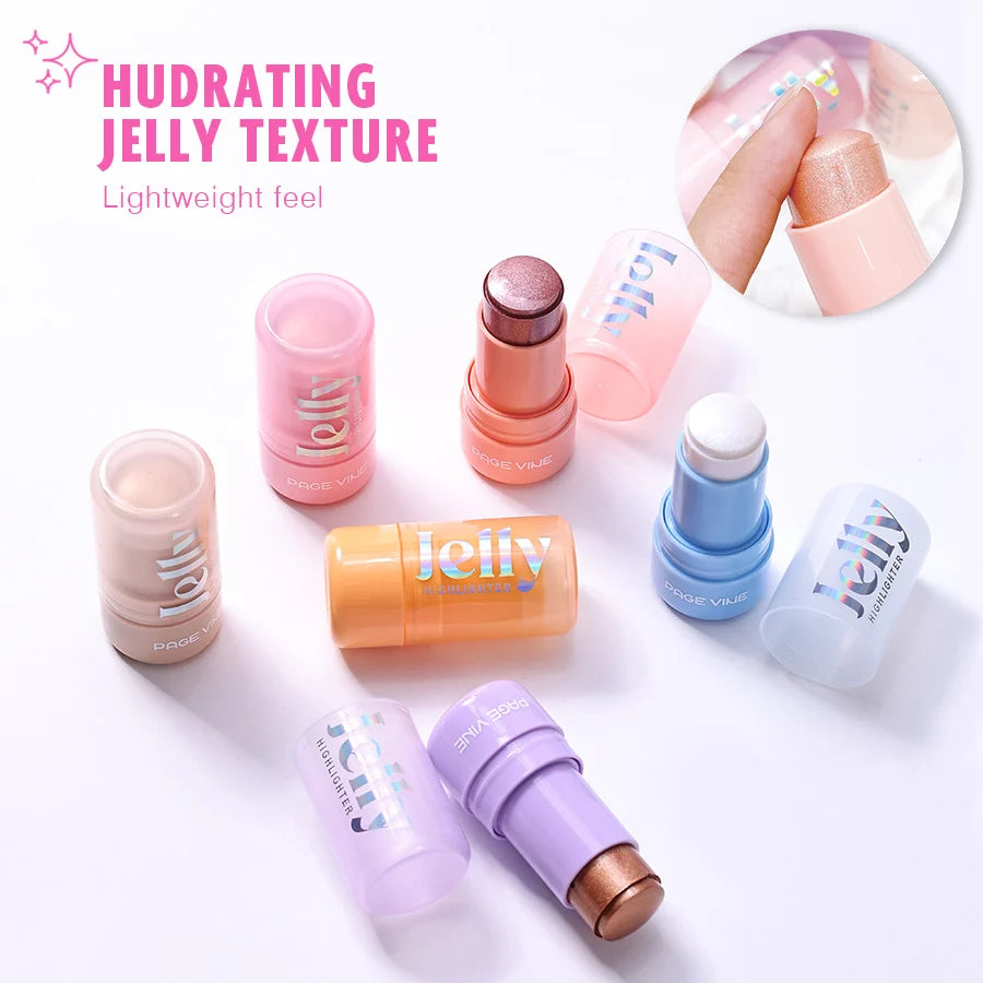 Jelly Highlighter Stick – Hydrating Dewy Glow