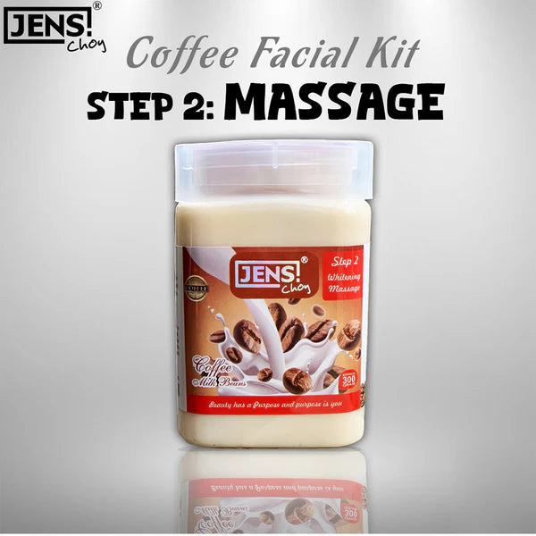 jens choy Coffee Milk Beans Whitening Masssage 300g