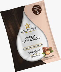 Golden Star Hair Color Natural Brown 20g