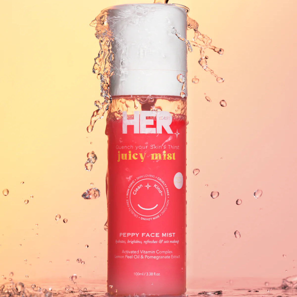 HER Beauty juicy mist Peppy Face Mist 100ml