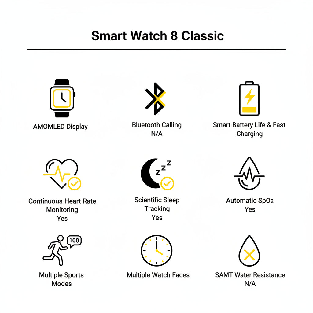 Smart Watch 8 Classic - Each