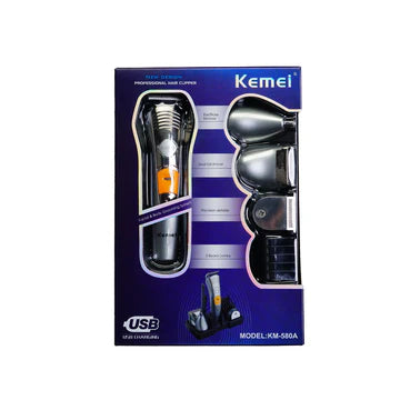 Kemei KM-580A 7-in-1 Professional Electric Hair Trimmer Clipper