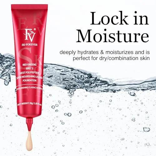FV Waterproof Dewy Foundation – Natural Finish, Nourishing Ivory-30g
