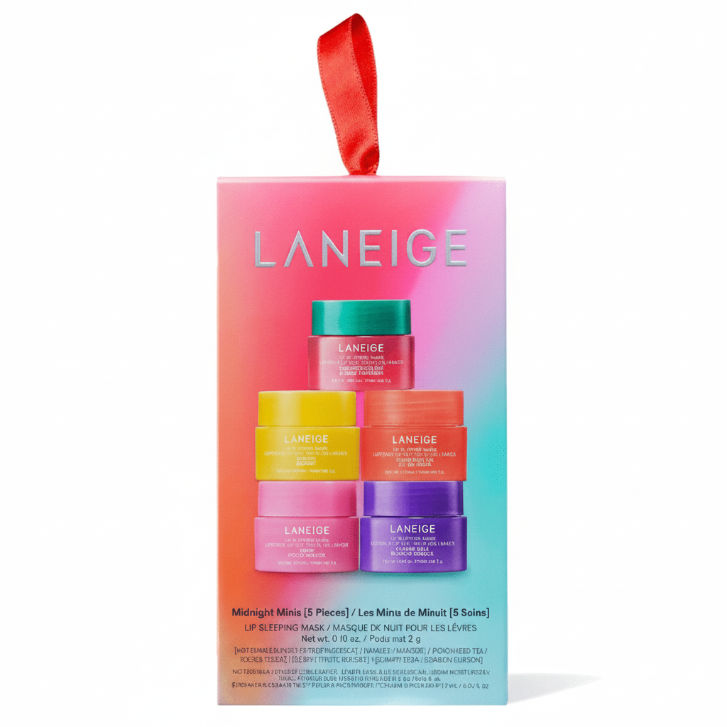 LANEIGE Midnight Minis Set 5 Pcs Set Of Lip Sleeping Mask.