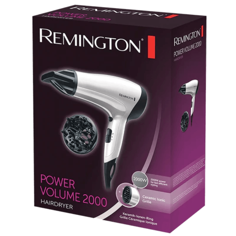 Remington D3015 Hair Dryer Power Volume 2000w