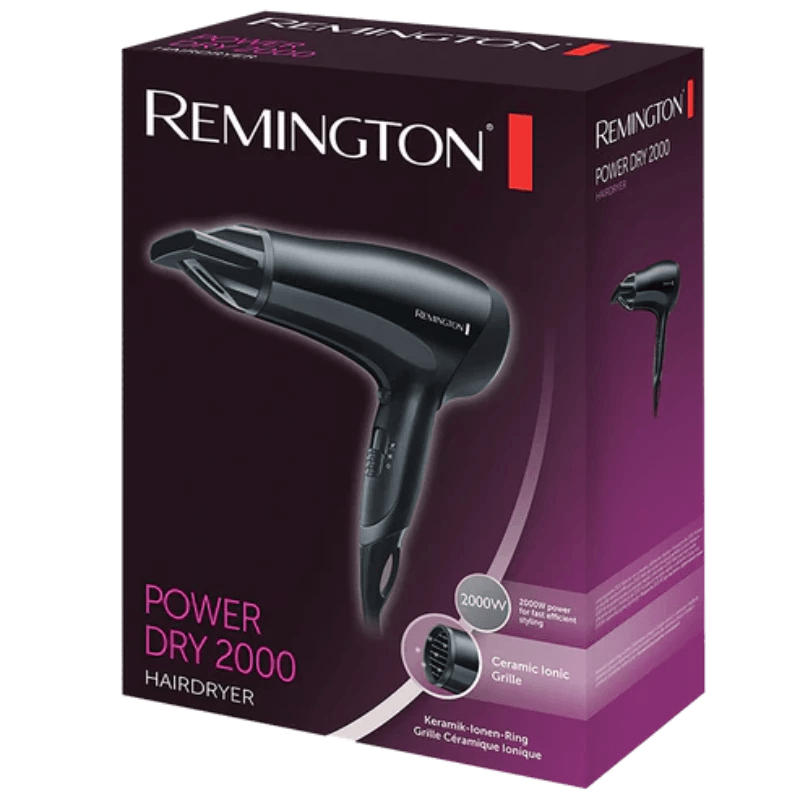 Remington D3010 Hair Dryer Power Ionic 2000w