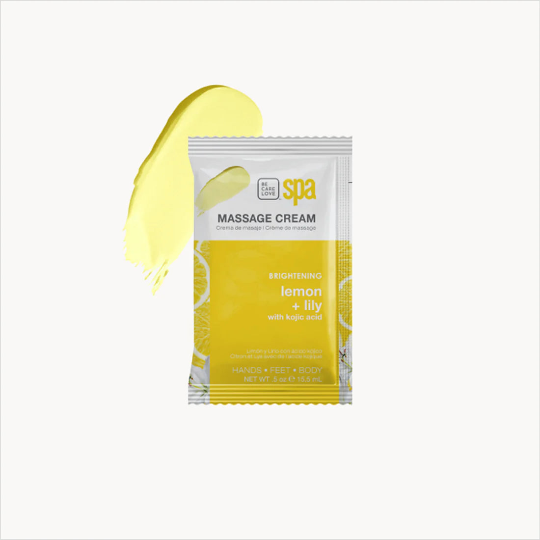 Be Care Love Spa Brightening Lemon + Lily with Kojic Acid 4-in-1 Packet Box