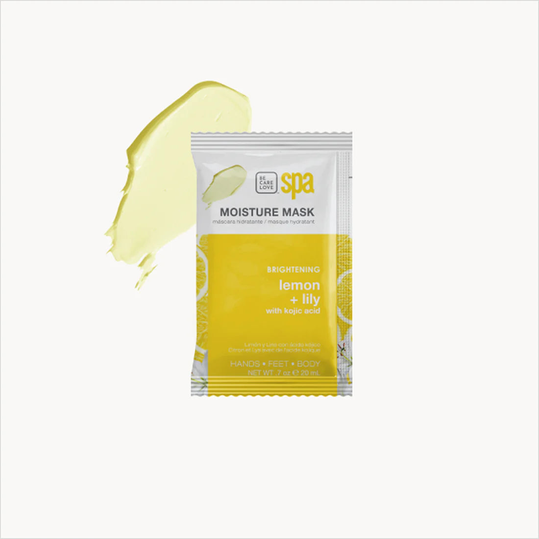 Be Care Love Spa Brightening Lemon + Lily with Kojic Acid 4-in-1 Packet Box