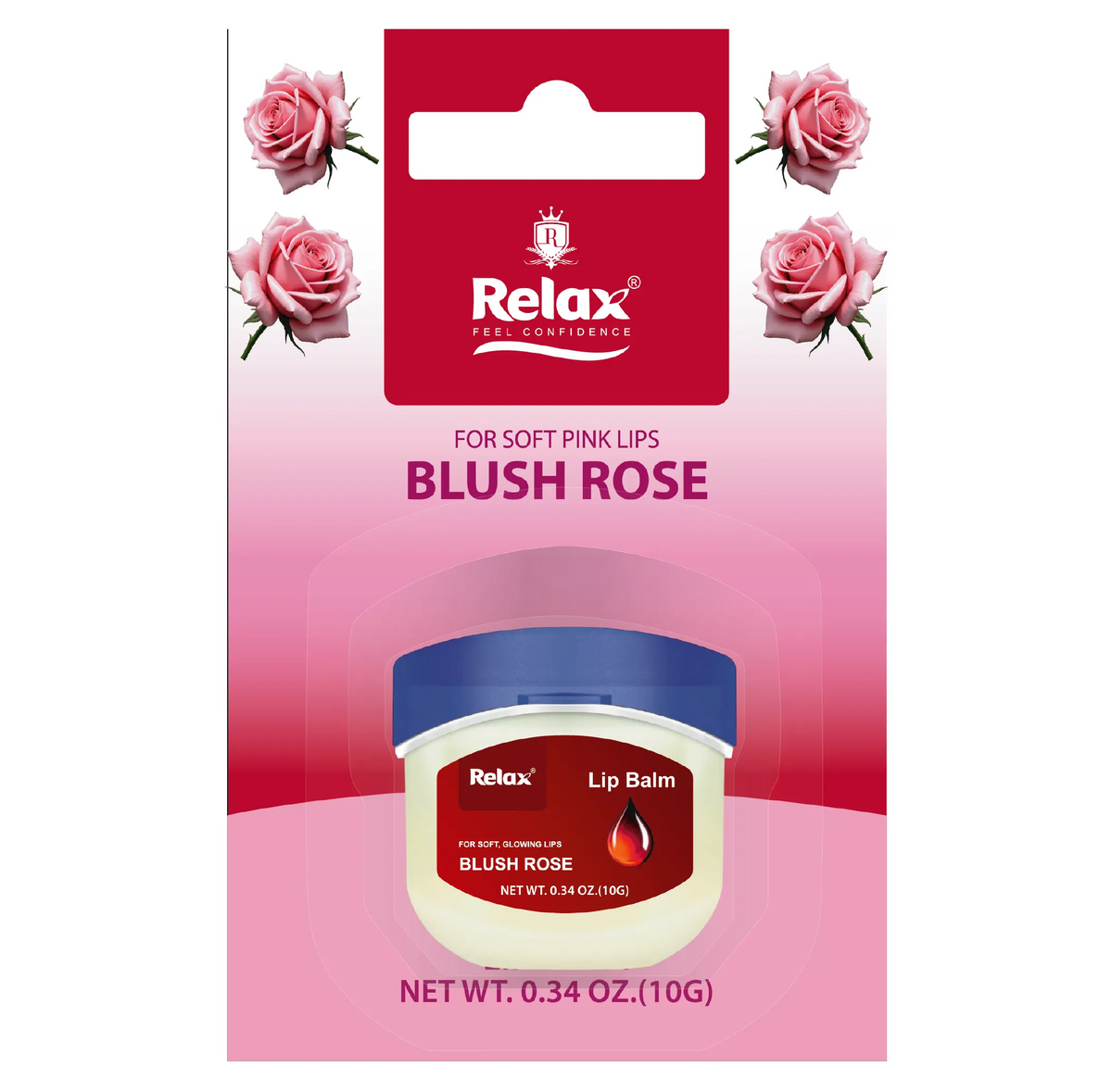 Relax Blush Rose Lip Balm - 10gm